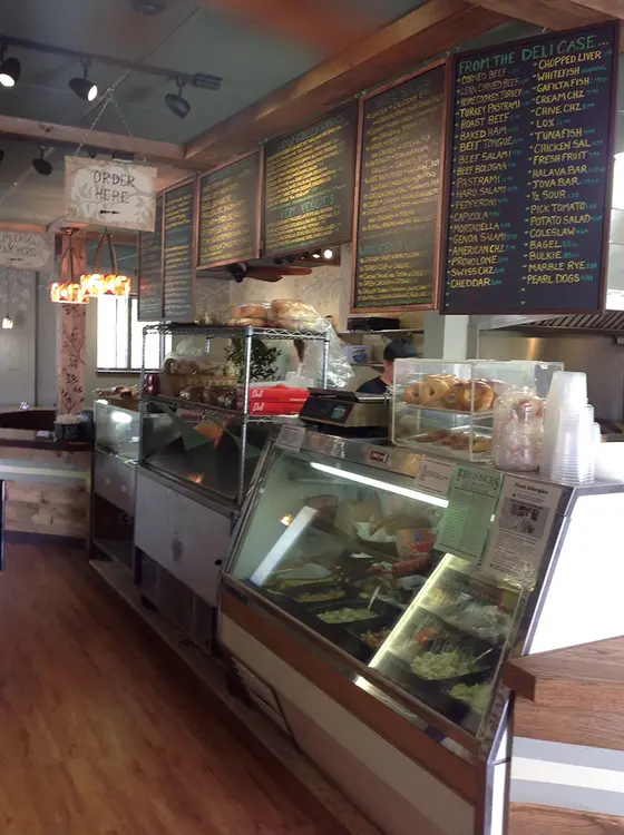 Menu board and deli case